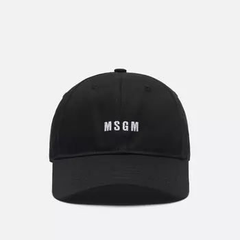 Кепка MSGM Micrologo Baseball, цвет чёрный