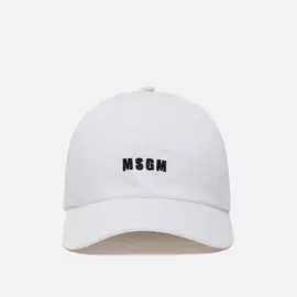 Кепка MSGM Micrologo, цвет белый