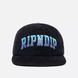 Кепка RIPNDIP Team Spirit Embroidered Art 5 Panel Strapback, цвет чёрный