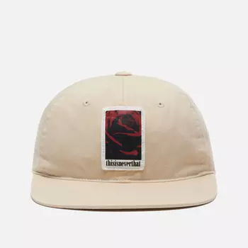 Кепка thisisneverthat Rose, цвет бежевый