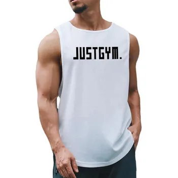 Muscleguys Мужская спортивная одежда, летняя тонкая верхняя одежда, повседневные топы, сетчатый жилет для фитнеса, баскетбольная свободная быстросохнущая футболка без рукавов M чёрный