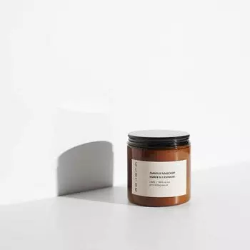 Свеча GLOTOK "Амбра и Кашемир", 480 г