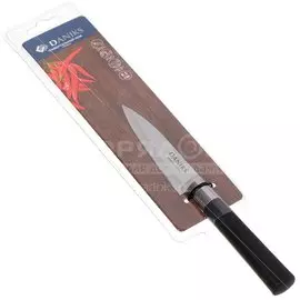 Нож кухонный Daniks, Скара, для овощей, нержавеющая сталь, 8.5 см, рукоятка пластик, YW-A341-PA