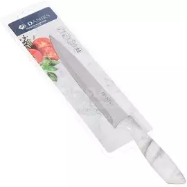 Нож кухонный Daniks, Тоскана, разделочный, нержавеющая сталь, 20 см, рукоятка пластик, YW-A140M-SL