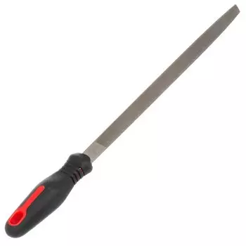 Напильник трехгранный, 250 мм, №2, пластиковая ручка, Bartex, 12027