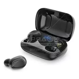 Наушники внутриканальные Bluetooth OLMIO True TWE-04 черные