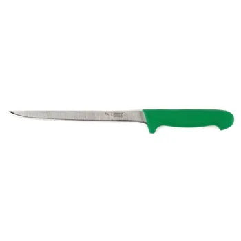 Нож PRO-Line филейный 20см зеленая ручка P.L. Proff Cuisine | KB-3808-200-GR201-RE-PL