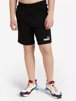 Шорты для мальчиков PUMA Ess+ 2 Col, Черный, размер 117-128