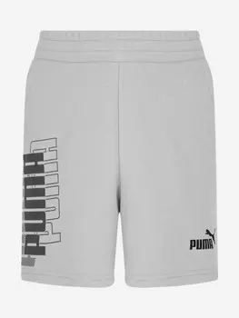 Шорты для мальчиков PUMA Power Logo, Серый
