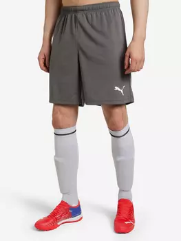 Шорты игровые мужские PUMA Teamrise, Серый, размер 44-46