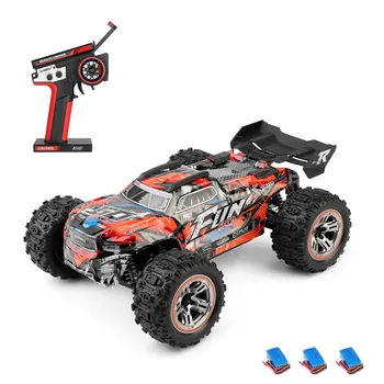 Wltoys 184008-B Радиоуправляемая машина 2,4 ГГц 1/18 вездеходный грузовик с дистанционным управлением 60 км/ч высокоскоростной 2 battery красный