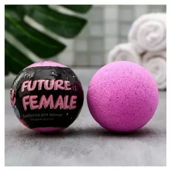 Бурлящий шар в термоэтикетке с ягодным ароматом The Future Is Female