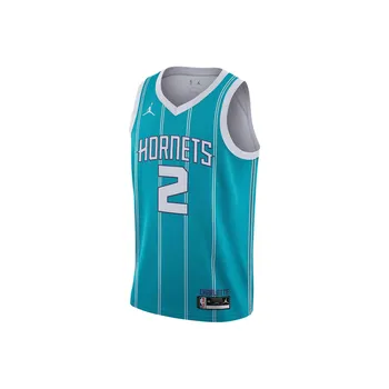 Air Jordan Lamelo Ball Hornets Icon 2022 Swingman Jersey Rapid Teal Men Streetwear CN8016-453 L