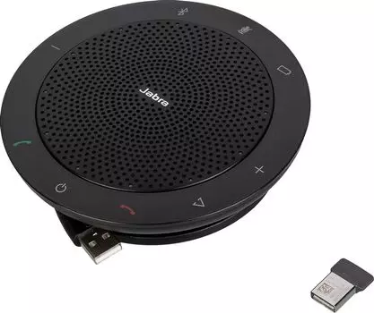 VoIP-спикерфон Jabra SPEAK 510+ MS, беспроводной, Bluetooth, USB, MS+Link 370, черный (7510-309)