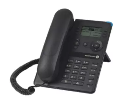 VoIP-телефон Alcatel-Lucent 8008G, 2 линии, 2 SIP-аккаунта, монохромный дисплей, PoE, черный (3MG08021AA)