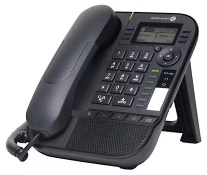 VoIP-телефон Alcatel-Lucent 8018, монохромный дисплей, PoE, черный