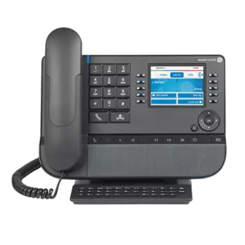 VoIP-телефон Alcatel-Lucent 8058s , монохромный дисплей, PoE, черный (3MG27203WW)