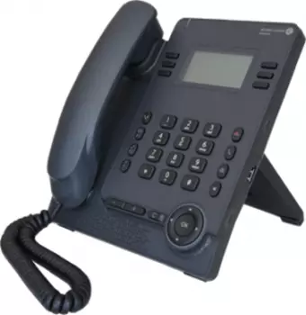 VoIP-телефон Alcatel-Lucent ALE-20h, 1 SIP-аккаунт, монохромный дисплей, PoE, черный (3ML37020AA)