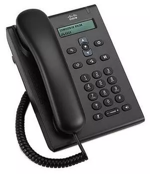 VoIP-телефон Cisco 3905, 1 линия, монохромный дисплей, PoE, черный (CP-3905=)