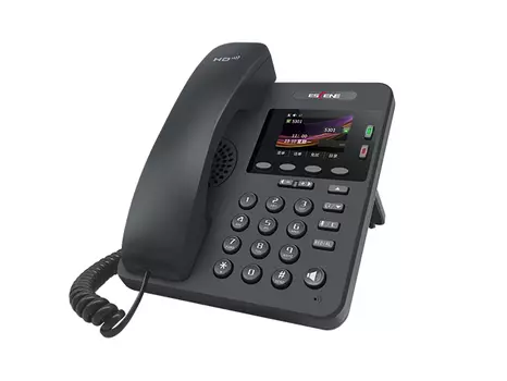 VoIP-телефон Escene ES270-PC, 2 линии, 2 SIP-аккаунта, цветной дисплей, PoE, черный (ES270-PC)