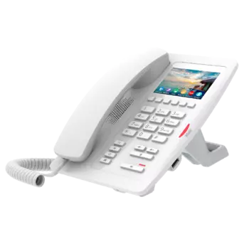 VoIP-телефон Fanvil H5, 1 линия, 2 SIP-аккаунта, цветной дисплей, PoE, белый, без БП (FH5PW)