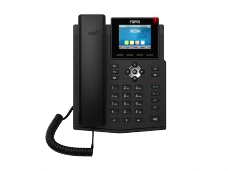 VoIP-телефон Fanvil X3SG Pro, 4 линии, 4 SIP-аккаунта, цветной дисплей, PoE, черный (X3SG PRO)
