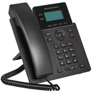 VoIP-телефон Grandstream GRP2602W, 2 линии, 4 SIP-аккаунта, монохромный дисплей, черный (GRP2602W)