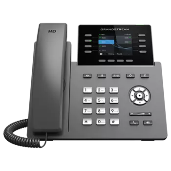 VoIP-телефон Grandstream GRP2624, 4 линии, 8 SIP-аккаунтов, цветной дисплей, черный (GRP2624)