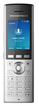 VoIP-телефон Grandstream WP820, 2 линии, 2 SIP-аккаунта, цветной дисплей, черный/серебристый