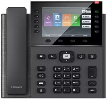 VoIP-телефон Huawei CLOUDLINK 7960, 6 линий, цветной дисплей, черный (50083440)