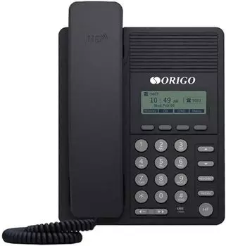 VoIP-телефон Origo OPH120, 1 линия, 1 SIP-аккаунт, монохромный дисплей, PoE, черный (OPH120/A1A)