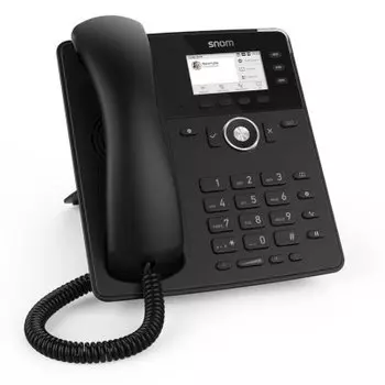 VoIP-телефон Snom D717, монохромный дисплей, PoE, черный
