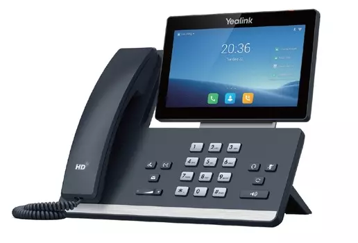 VoIP-телефон Yealink SIP-T58W, 16 линий, 16 SIP-аккаунтов, цветной дисплей, черный (SIP-T58W)