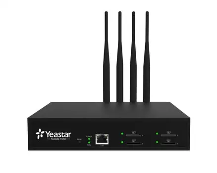 VoIP-UMTS шлюз Yeastar TG400W, 4-линии UMTS, черный