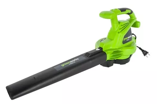 Воздуходувка Greenworks GBV2800, сетевая, всасывание, обдув, 4.2кг (2402707)