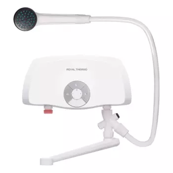 Водонагреватель электрический проточный 3.1л/мин 5.5 кВт, Royal Thermo TS (5,5 kW) - кран+душ SmartFix (НС-1588906)