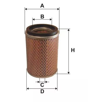Воздушный фильтр FILTRON, цилиндрический для Nissan (AM 4361)