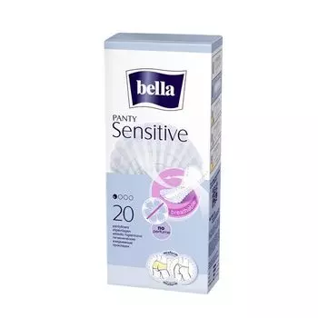 Прокладки ежедневные гигиенические ультратонкие Panty Sensitive Bella/Белла 20шт