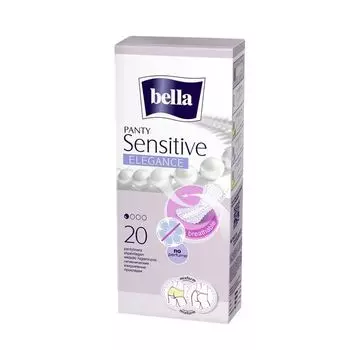 Прокладки ежедневные ультратонкие Elegance Sensitive Panty Bella/Белла 20шт