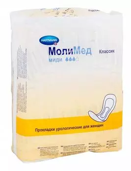 Прокладки урологические Midi Classic MoliMed/Молимед 28шт