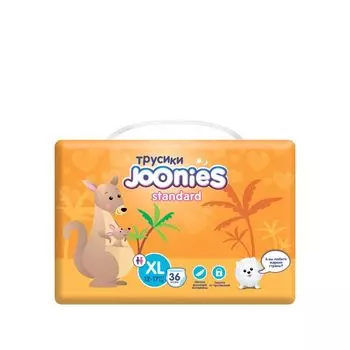 Подгузники-трусики Standard Joonies/Джунис 12-17кг 36шт р.XL