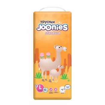 Подгузники-трусики Standard Joonies/Джунис 9-14кг 42шт р.L