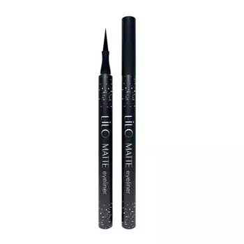Подводка-фломастер для глаз черная Matte Liner LiLo 1,2г