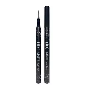Подводка-фломастер для глаз серая Matte Liner LiLo 1г