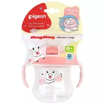 Поильник с трубочкой 8+ мес. Альпака Magmag Pigeon/Пиджен 200мл