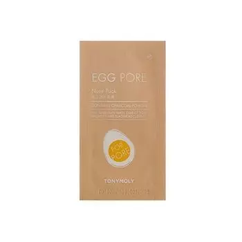 Полоски для носа от черных точек Egg pore nose pack TONYMOLY 1шт