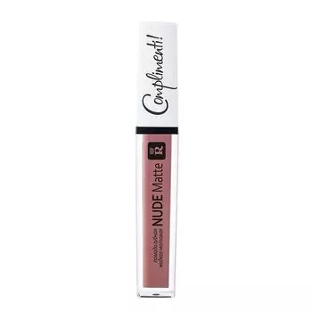 Помада губная жидкая матовая Nude Matte Complimenti Relouis 4,5г тон 11 Теплый бежевый