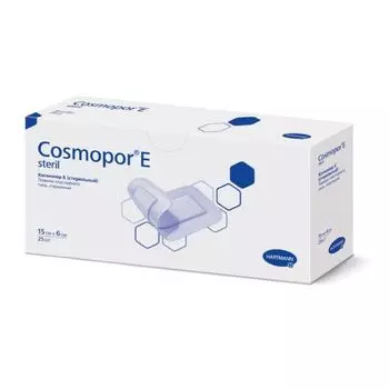 Повязка стерильная пластырного типа Cosmopor E/Космопор Е 15х6см 25шт