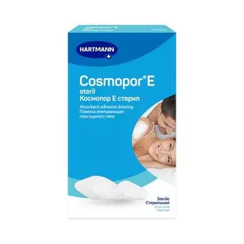 Повязка впитывающая стерильная пластырного типа Cosmopor E/Космопор Е 15х8см 10шт