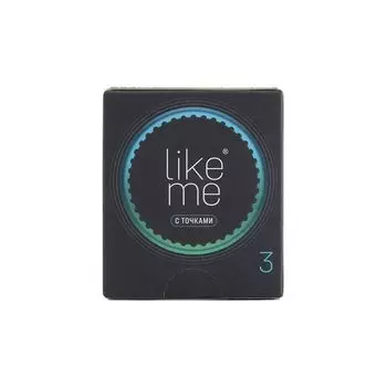 Презервативы с точками Like Me 3шт